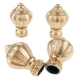 thumbnail image 3 of 4 piezas , cortinas, cortinas , decorativos, extremos compatibles con 28 diámetro. dorado Macarena Extremos de barra de cortina, 3 of 8