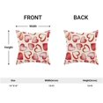 thumbnail image 2 of Valentines Day Pillow Covers 18 X 18 Inch Set of 2, Valentines Day Red Love Heart Valentines Day Throw Pillows Valentine Outdoor Decorative Cushion Cases for Couch Home Sofa Living Room, 2 of 6
