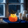 thumbnail image 5 of Tryvkinvive Halloween Pumpkin Ghost Night Light,Glowing Lamp for Halloween Decorations,Cartoon Figure Table Ornament for Halloween Indoor Outdoor Tabletop Decor, 5 of 7