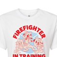 thumbnail image 3 of Disney - Firefighter Mickey & Friends - In Training - Juniors Cropped Cotton Blend T-Shirt, 3 of 5