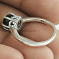 thumbnail image 4 of Natural Black Onyx Women Ring, Real 925 Sterling Silver, Beautiful Ring, Statement Ring, Engagement Ring, Black Stone Round Ring, Solitaire Ring, Pinky Ring, Mothers Day Gift Ring (Black Onyx, 7), 4 of 5