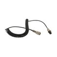 thumbnail image 2 of Cable de extensión para micrófono de radio, cable de extensión para micrófono de 4 pines, negro, suave, portátil, diseño de resorte, reemplazo, 2 of 8