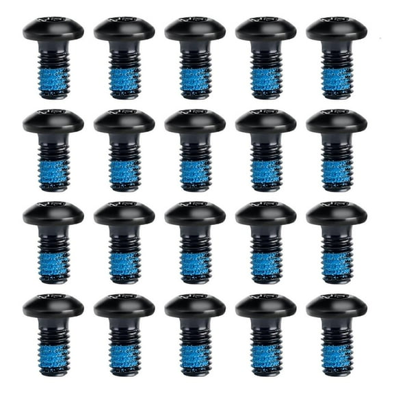 20 Pcs Bicycles Disc Brake Bolts Bike Rotor Screw Bike Disc Brake Rotor Bolts M5x10mm Screw for Road Mountain Bike