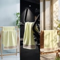 thumbnail image 4 of Solid-colored Piano Keys-edge Towel, Soft Water-absorbent Quick-drying Towel, for Bathroom Restroom Hotel Travel Camping Face Wash Wet Hair Wipe, 4 of 6