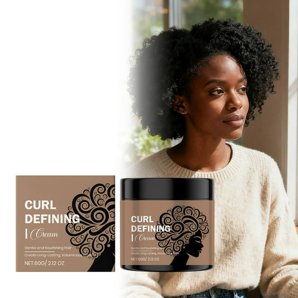 Crema Hidratante Definidora de Rizos | Repara La Sequedad, Revitaliza y Suaviza El Frizz | Cabello Ligero | 1 Crema para Peinar