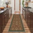 thumbnail image 3 of GENIMO 2'x3' Soft Craft Art Entryway Rug, Machine Washable Non Slip Low Pile Area Rug for Front Door Kitchen Bathroom, Muted Rust, 3 of 6