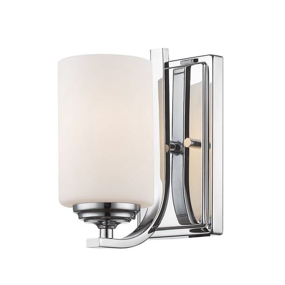 435-1S-CH-Z-Lite-Bordeaux - 1 Light Wall Sconce in Fusion Style - 4.75 Inches Wide by 8.5 Inches High