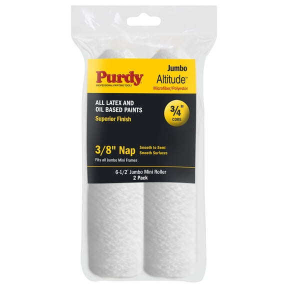 Purdy Altitude Jumbo Mini Roller Cover, 6-1/2 in. x 3/8 in., 2 count
