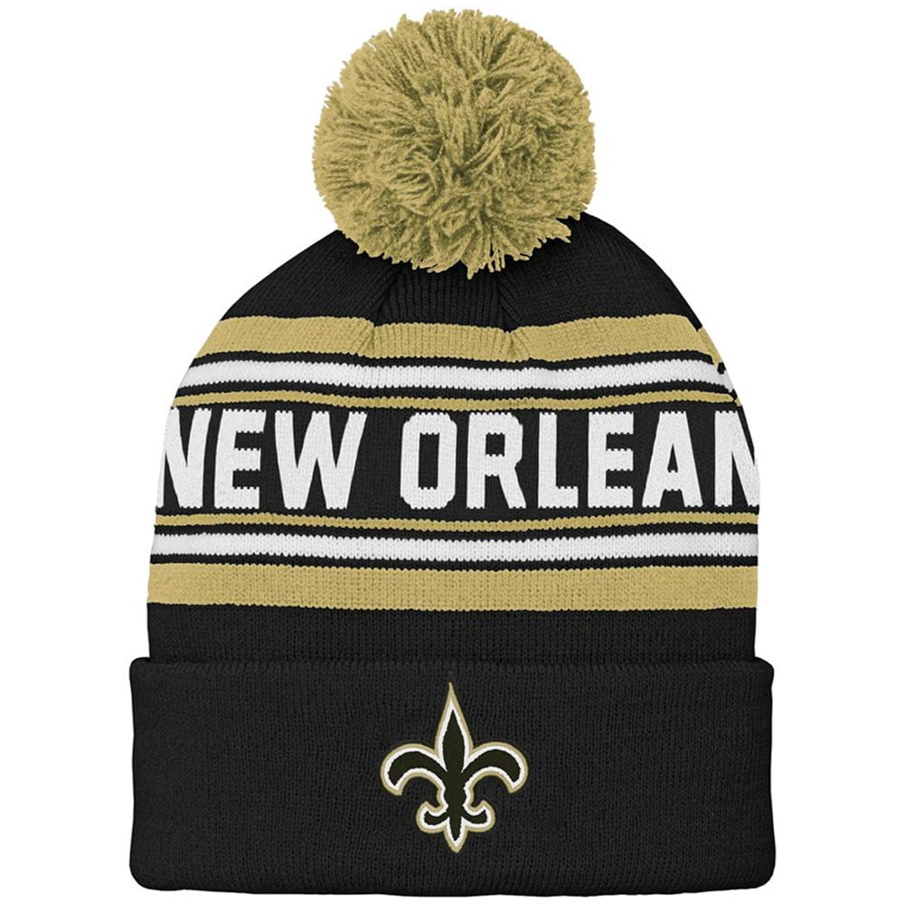 Youth Black New Orleans Saints Jacquard 