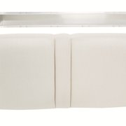 Penthouse Queen Short Panel Bed - Frosted Linen