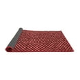 thumbnail image 2 of Ahgly Company Indoor Round Abstract Red Modern Area Rugs, 3' Round, 2 of 4