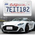 thumbnail image 5 of GFDYREE 2 Pack Solid Rust-Proof License Plate Frame, 2 Circular Holes Stainless Steel Licenses Plate Covers Protector Frame with Screw Caps for Women & Man, Automotive Exterior Accessories (, 5 of 5