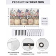 thumbnail image 2 of 4th of July RV Awning Sun Shade Screen 9'X15.3' USA Flag Mesh Sunscreen FreedomPoppy Flower Awning Shade Screen with Zipper UV Blocker Completed Kits Outdoor Canopy for RV Motorhome Camper Trailer, 2 of 7