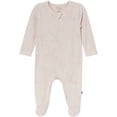 thumbnail image 3 of Modern Moments by Gerber Neutral Two-Way Zip Viscose Sleep ´N Play Footed Pajama, 2-Pack, Sizes Newborn - 24 Months, 3 of 8