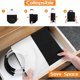 thumbnail image 3 of Cesto para ropa sucia, cestos de ropa sucia plegables, cesto para ropa sucia, resistente al agua con asas de aluminio protegidas con espuma para dormitorio universitario, familia, 90 l (negro), 3 of 5