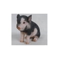 thumbnail image 2 of Hi-Line Gift Ltd Sitting Baby Pig with Black Spots, 6", 2 of 3