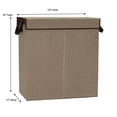thumbnail image 2 of Household Essentials Collapsible Double Laundry Hamper Sorter, 2 of 5