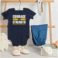 thumbnail image 3 of United States Navy Courage Strength Romper Boys or Girls Infant Baby Brisco Brands 12M, 3 of 6