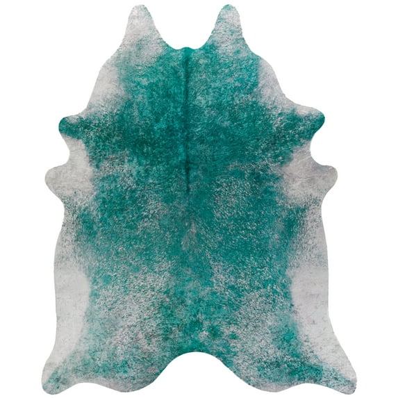 Dalyn Ranchero Area Rug RH1 Rh1 Teal Teal Faded Gradient 5' 6" x 6' 10" Rectangle
