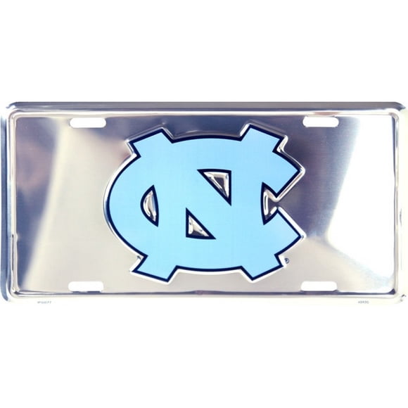North Carolina Tar Heels Anodized License Plate