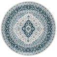thumbnail image 5 of SAFAVIEH Isabella Jack Floral Bordered Area Rug, Cream/Dark Blue, 5'3" x 7'6", 5 of 9