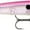 Glass Pink Clown, variant on Rapala Husky Jerk 10 Fishing Lure 4" 3/8oz Glass Pink Clown