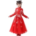 thumbnail image 2 of Skymirror Toddler Girls' Cheongsam Dress Modern Chinese Style Soft Comfortable Cotton Blend Costume Suit, 2 of 2