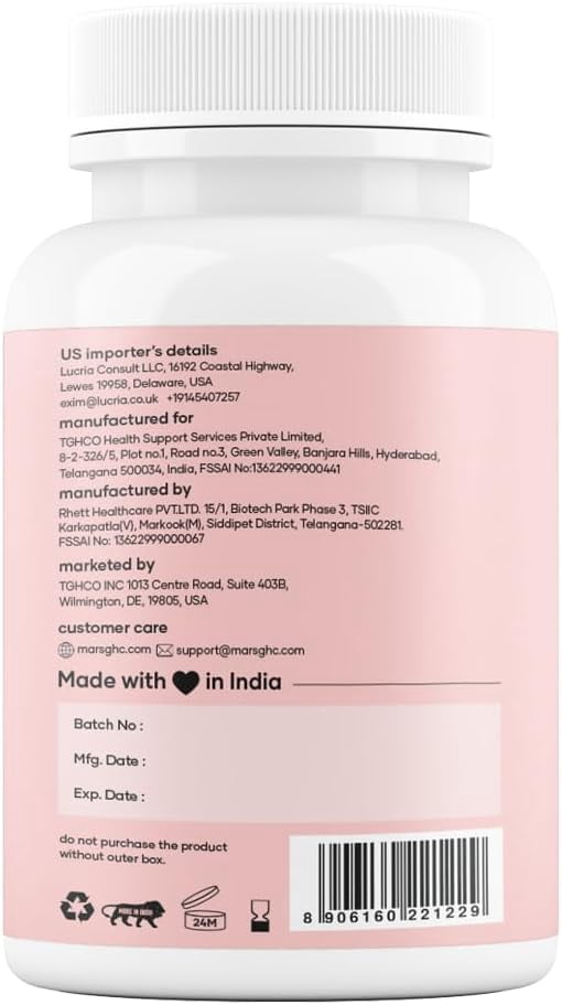 Mars BurnIt Capsules | Enriched with Psyllium Husk, Moringa & Dandelion Root | Supports Digestion, Detox & Weight Management | Pack of 3