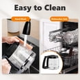 thumbnail image 6 of 14 Cup Coffee Pot Replacement,Cuisinart Coffee Pot Replacement Maker Models DCC-3200, DCC-2200, DCC-2200RC, DCC-2600, DCC-2800, DCC-3200FR, CBC-7200PC, DCC-1800FR,Glass Coffee Pot, 6 of 7