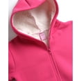 thumbnail image 4 of Real Love Girls' Sweatshirt - Super Soft Plush Sherpa Zip Up Hoodie Sweatshirt (7-16), 4 of 8