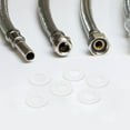 thumbnail image 4 of BRIGHTFUFU 100Pcs Flat Washer Clear Plastic Insulation Washers For High Temperature Environments, 4 of 7