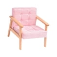 thumbnail image 4 of Sillón tapizado con respaldo para sofá de niña para dormitorio de preescolar Rosa, 4 of 8
