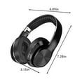 thumbnail image 3 of Bluetooth Headphones for Kids, Wireless Headphones with Microphone Includes Aux Cord, Volume Reduced Kids Foldable Headphones for School, Home, or Travel,Black, 3 of 6