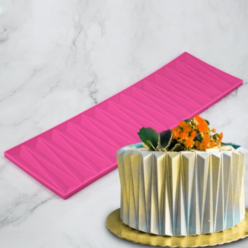 Rolling Cut Silicone Mat Sugarcraft Fondant Cake Clay Pastry Icing Dough Tool C 