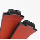 thumbnail image 2 of Leather Watch Band Compatible with Seiko Sportura SNL029P2 SNL021P1 SNA595P2 SNL017P1 - Black Orange Steel K2 Strap Ref 5072, 2 of 4