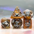 thumbnail image 4 of cusdie 7-Die DND Dice, Polyhedral Dice Set Filled with Ox Skull for Role Playing Game Dungeons and Dragons D&D Dice MTG Pathfinder, 4 of 5