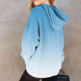 thumbnail image 4 of Cute Hoodies for Teen Girls Trendy Preppy Hooded Sweatshirts Oversized Long Sleeve Pullover Sweatshirt Girls Gradient Clothes, 4 of 7