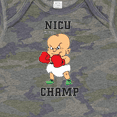 thumbnail image 4 of Inktastic Nicu Champ Baby Boxer Boys or Girls Baby Bodysuit, 4 of 5