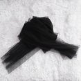 thumbnail image 3 of One Tier Drop Veil Black Veil Photography Veil Hair Accessories Hair Decoration for Photography Wedding (Black 3 Meters Long), 3 of 8