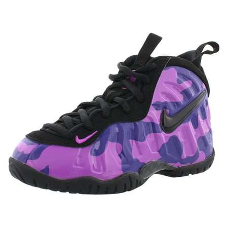 

Nike Little Posite Pro Baby Girls Shoes Size 2.5 Color: Black/Court Purple/Hyper Violet