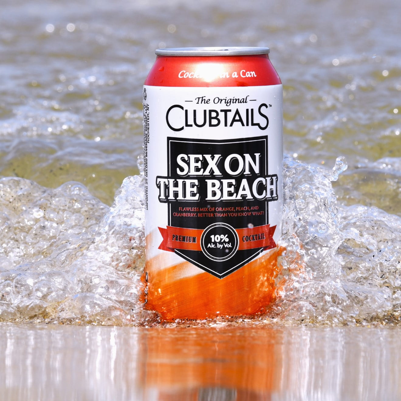 Clubtails Sex on the Beach, 24 ounce, 10% abv, Original Cocktail in a Can