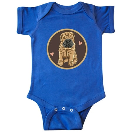 

Inktastic Chinese Shar-Pei Dog Art Gift Baby Girl Bodysuit