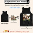 thumbnail image 5 of Custom Tank Top Personalized Photo Text Sleeveless Shirt, 5 of 10