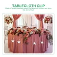 thumbnail image 3 of CIMAXIC 4Pcs Silver Table Cover Clamps for Home Picnic with Easy Installation and Reliable Windproof Hold, 3 of 8
