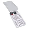 thumbnail image 4 of Battery Storage Box, Transparent Lid Strong Practicality Battery Holder Large Capacity  For Garages, 4 of 8