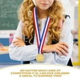 thumbnail image 2 of Minkissy 6PCS Golden Medals For Prizes Soccer In Sports Events, 2 of 4