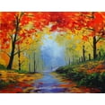 thumbnail image 2 of Gercken, Graham 18x15 Gold Ornate Wood Framed with Double Matting Museum Art Print Titled - Autumn Impression, 2 of 4