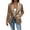 1 - Khaki, variant on Aobny Fall Womans Jackets Blazer Black Long Sleeve Velvet Cardigan Solid Mid-Length Jackets for Women Casual