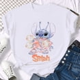 thumbnail image 1 of Disney Kawaii Lilo Stitch Funny Cartoon T Shirt Women Stitch Cute Manga T-shirt Y2k Graphic Tshirt Streetwear Top Tees FemaleXL Gao Jinjia LED, 1 of 2