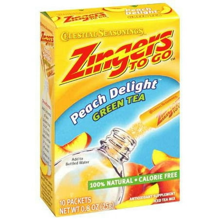 Hain Celestial Group Celestial Seasonings Zingers To Go Iced Tea Mix, 10 ea
